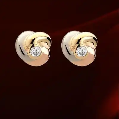 卡地亚baby trinity耳环