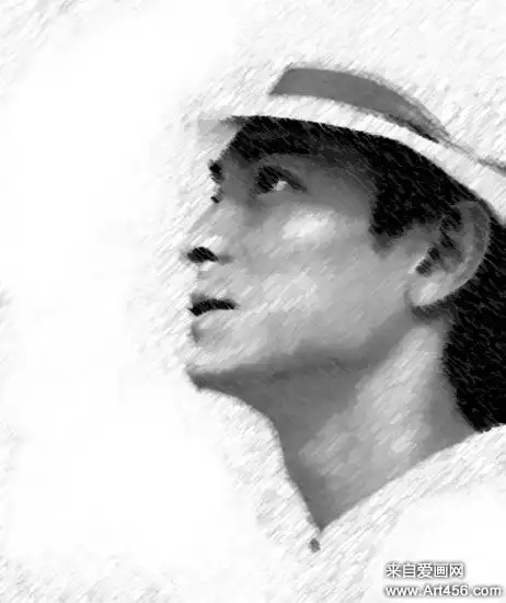 一组刘德华素描头像欣赏