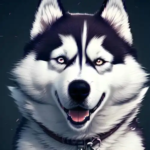 小狗哈士奇头像