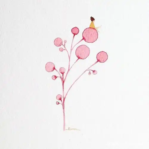 水彩小插画,简单又好看