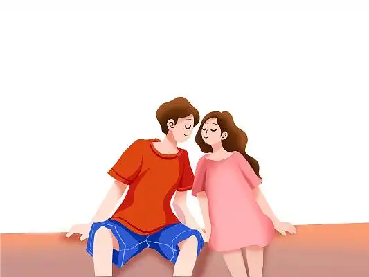 卡通人物情侣图片