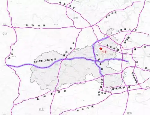 九高速——2纵:益娄高速,宁韶高速;2横:长韶娄高速,长吉高速(规划);5
