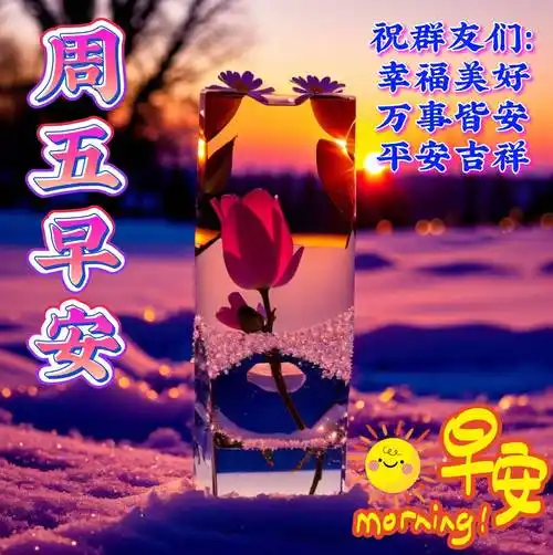 1月19日周五早上好最新版漂亮周五早安祝福语表情图片大全问候语_人生