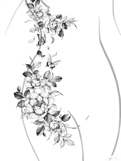 素花tattoo青岛纹身