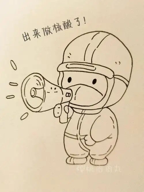 今日简笔画‖白衣天使(内有教程90)