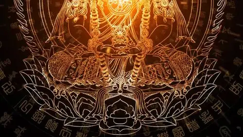 4k观音像_3840x2160_高清视频素材下载(编号:2980266)_舞台背景_光厂