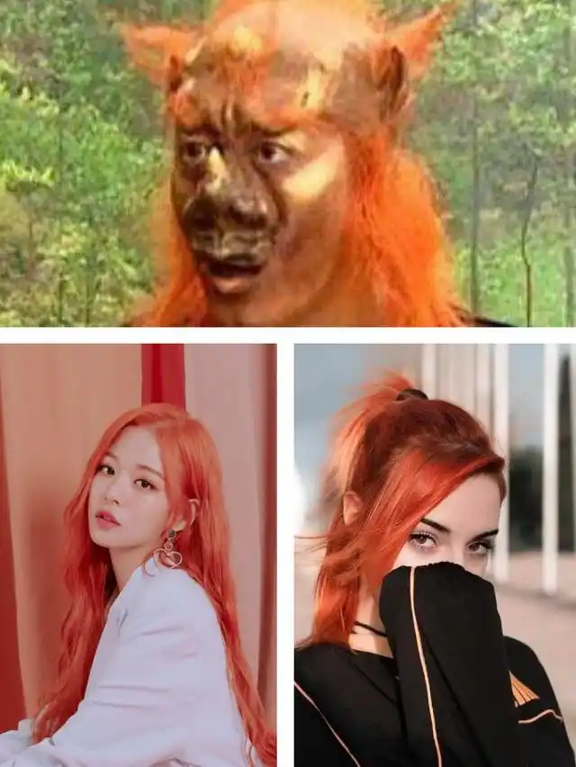 虽然明星发色都是按照西游记里的发色染的,但你可能永远染不出来