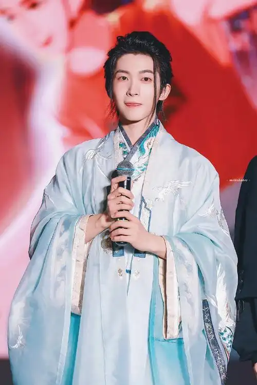 刘宇国风美少年##刘宇高马尾汉服造型