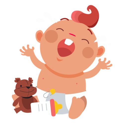 宝宝下载 png下载 ai婴儿用品logo下载 png下载 ai厨师熊卡通图片下载