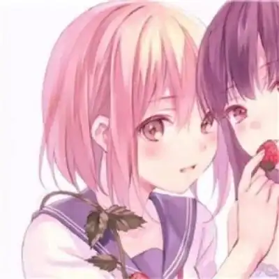 闺蜜头像一左一右配对分开动漫可爱呆萌的女生微信头像大全