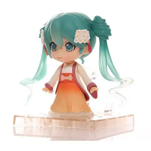 未来 q版 ku 中秋明月539# 月饼初音 换脸摆件 q版四款 10cm 手办