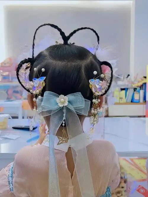 短发宝宝汉服发型 | 无需假发包满头黑夹子