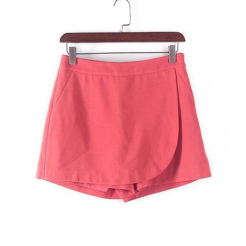 罗系列专柜撤柜春秋新款女装库存 甜美淑女风休闲短裤2e275