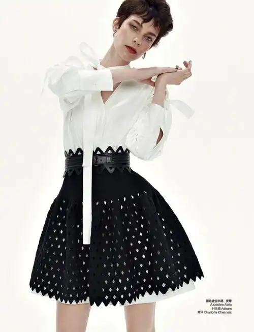 摄影masami naruo,造型yoko kageyama (eight peace),时尚芭莎女装