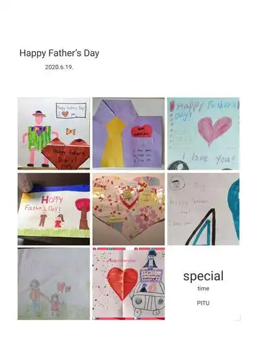 三年级英语父亲节卡片和自制绘本欣赏
