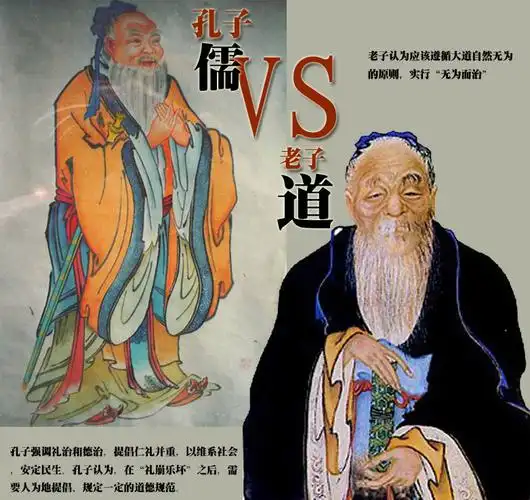 孔子和老子是同时代人,孔子约比老小二十岁,公认孔子曾向老子请教过礼