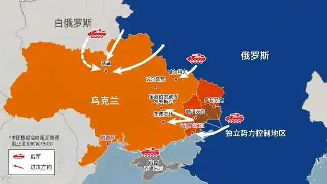 俄军"闪击"乌克兰,双方将吞下何种苦果,美国又赢得哪些好处?_腾讯新闻