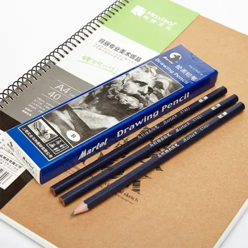 马利牌铅笔绘画铅笔2b素描铅笔5b绘画铅绘图铅笔书写铅笔8b铅笔