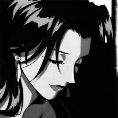 冷酷冷艳的动漫女头霸气十足2022 暗黑系黑白高冷御姐动漫女头_动漫