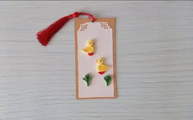 【衍纸】书签 《小鸭》