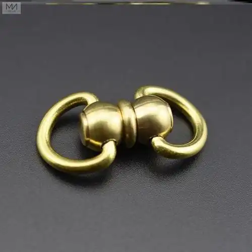 不锈钢八字环连接小号钥匙扣8字旋转钥小挂件皮具箱包链接和尚头