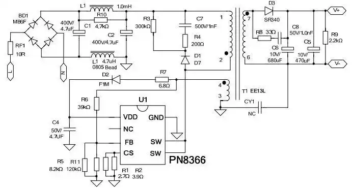 5v1a充电器芯片方产品特性以及它的优势的介绍