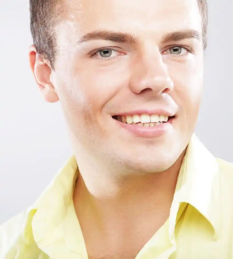 高兴,微笑,男人,头像