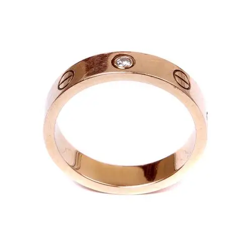 cartier(卡地亚)love系列750单钻戒指53