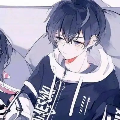 动漫头像男生情头这个年纪遇见你也不算晚