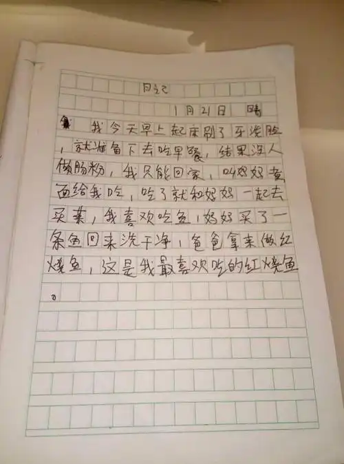 寒假作业--吴坚日记