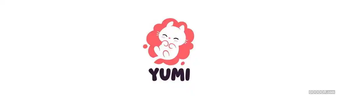 logo设计是设计师思想升华的产物可爱的小猫logo设计欣赏