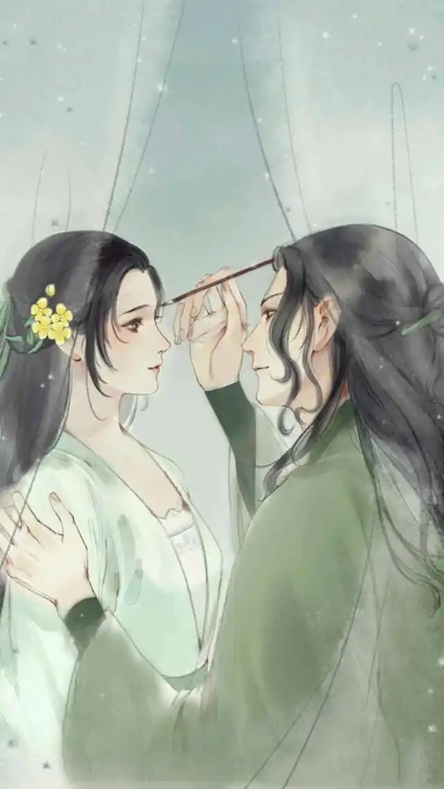 古风系列之动漫情侣精美插画图集!愿得一人心,白首不相离