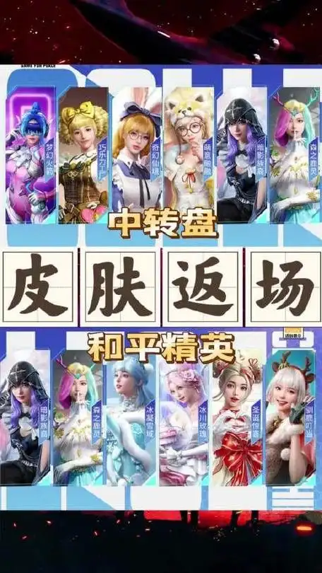 本周返场八套中转盘火箭少女皮肤