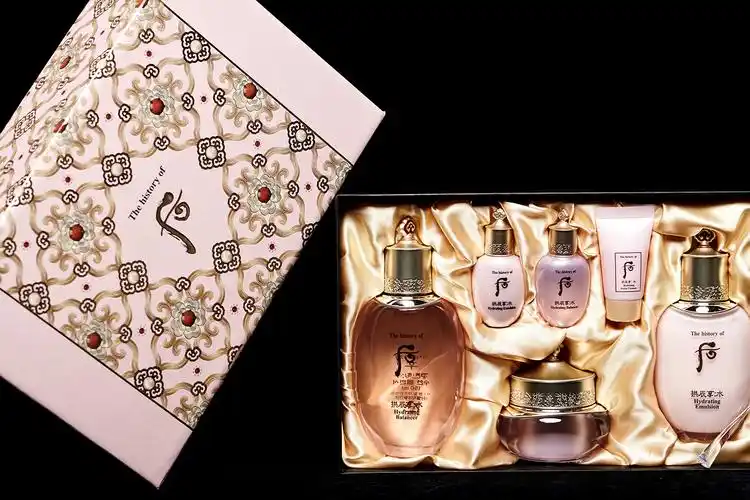 韩国whoo后拱辰享水妍水乳面霜套装平衡套盒 补水免税两件三件套