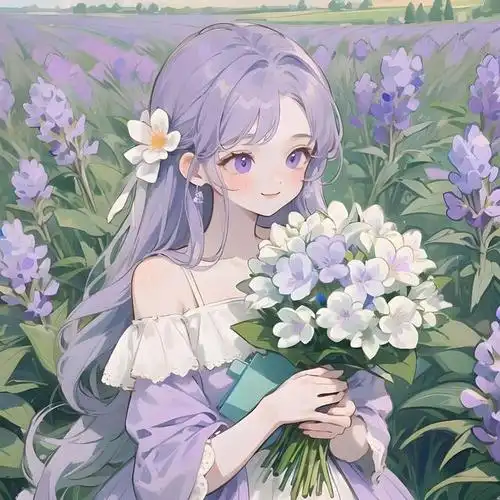 有人爱晚风中绽放的花