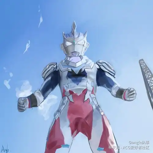 "泽塔z的凝视" 转自半次元@angle执事 奥特曼 泽塔 阿尔法装甲 赞