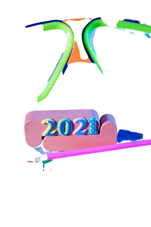 数字2021免抠元素