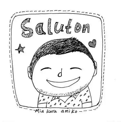 朋友你好手绘pop插画三联