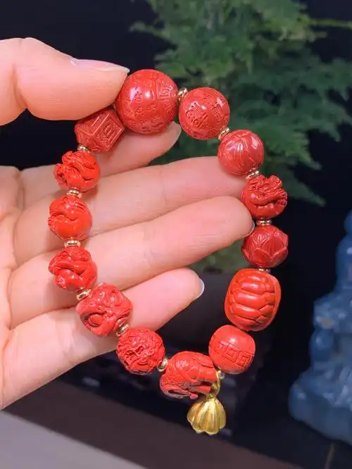 朱砂多宝手链你想要的他都有