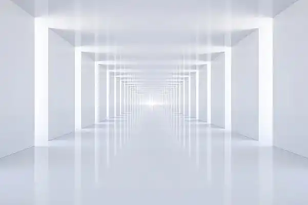 白色线条c4d立体窘境背景立体背景