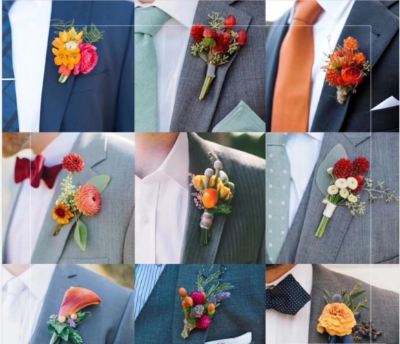 胸花的正确佩戴方式是咋样的