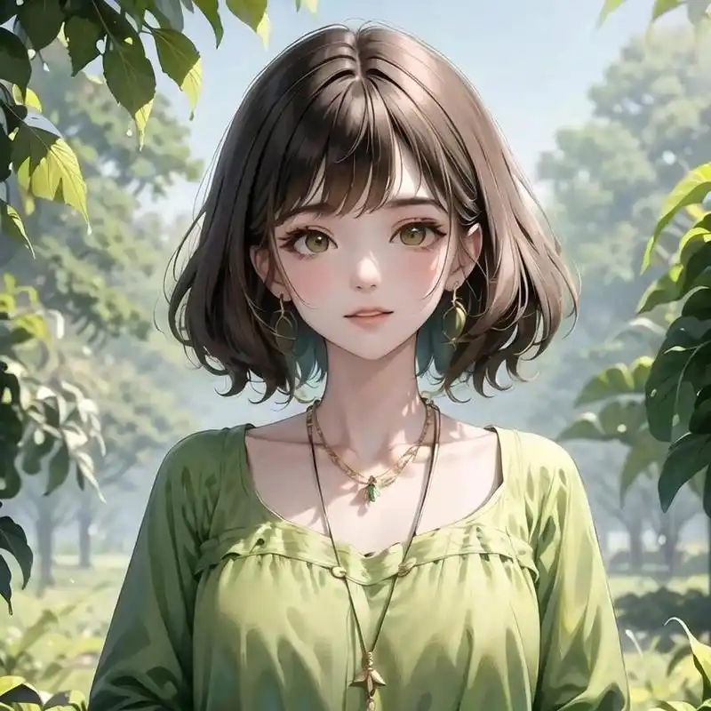 森系女孩漫画头像 #动漫女生头像# #好看的女生头像# #好看头像