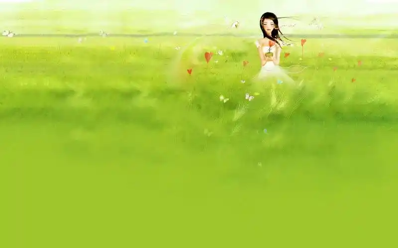 壁纸,插画,女孩