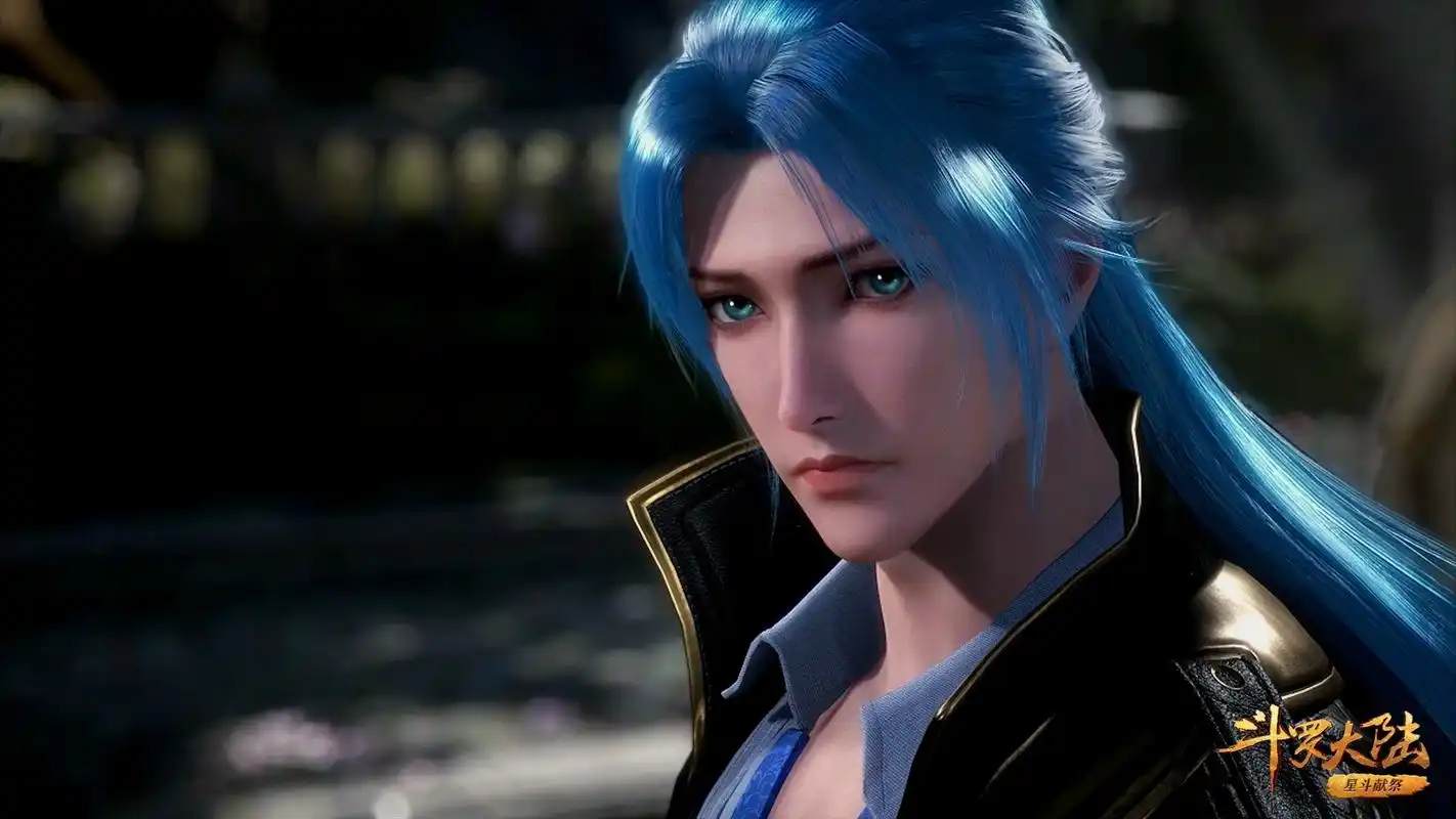 斗罗大陆唐三头发自带滤镜官博配图像极了小舞应援色