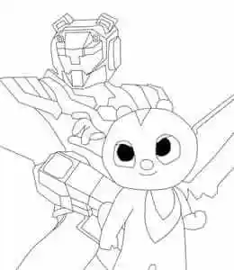 迷你特工队 | 红豆饭小学生简笔画大全