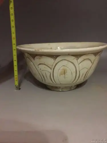 磁州窑深提花大碗