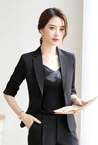 夏季女装新款职业装西装外套女黑色韩版小西装小个子休闲显瘦上装