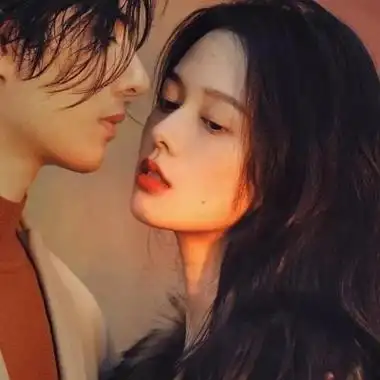 情侣头像真人ins风高级质感一人一半唯美浪漫情侣真人高清图片全