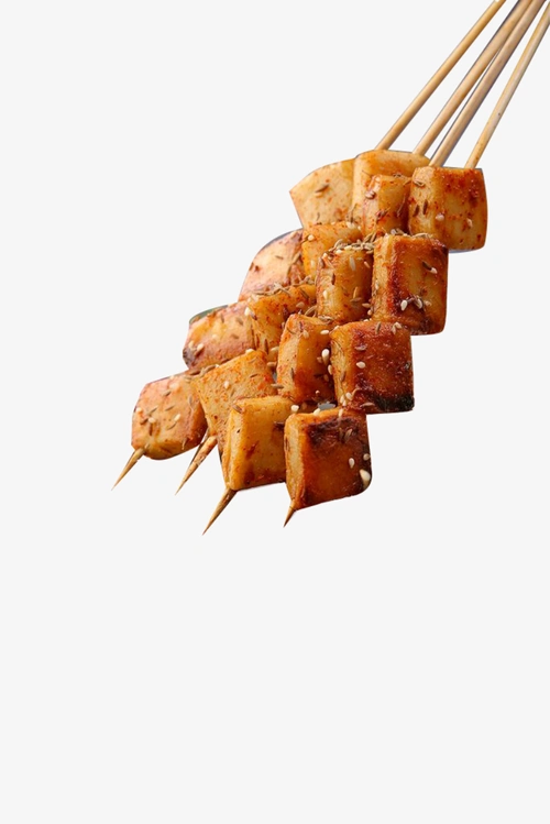 烧烤鱼豆腐四串