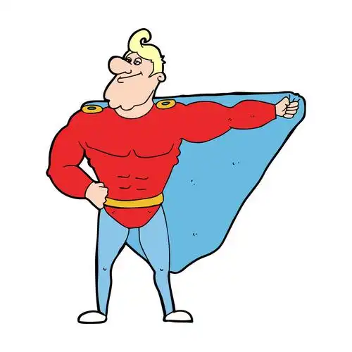 可爱的卡通英雄,可爱的卡通英雄